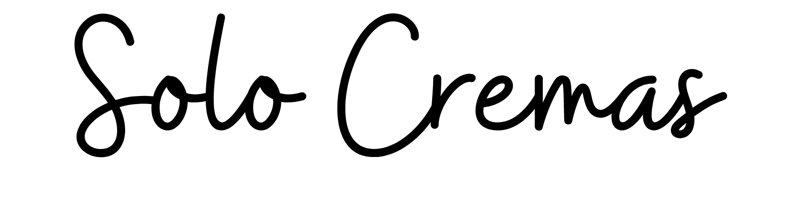 Logo Solo Cremas, Handwriting